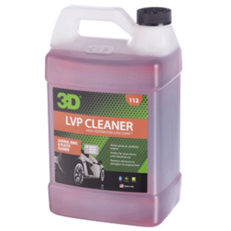 3D - LVP Cleaner - Leather, Vinyl, Plastic - Gallon
