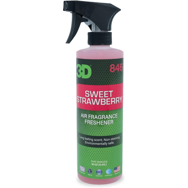 3D Strawberry Scent Air Freshner - 475 ml