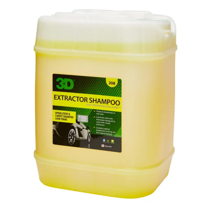 3D - Extractor Shampoo - Upholstery - Carpet Cleaner  - 18.9 ltr