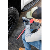 Detail Factory - ProGrip Fender Well Brush Red/Black