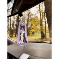 Dogs - Car Airfreshner - Border Collie - Sandel Wood