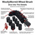 Woollywormit wheel brush
