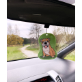 Dogs - Car Airfreshner - Bulldog - Sandel Wood