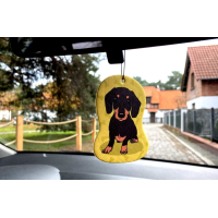Dogs - Car Airfreshner - Teckel - Bergamot