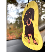 Dogs - Car Airfreshner - Teckel - Bergamot