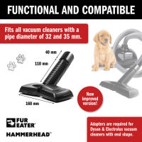 Fur-Eater - Hammerhead - Met Adapter