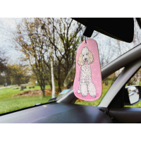 Dogs - Car Airfreshner - Poedel - Sandelwood
