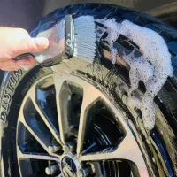 Detail Factory - ProGrip XL Tire Brush Red/Black