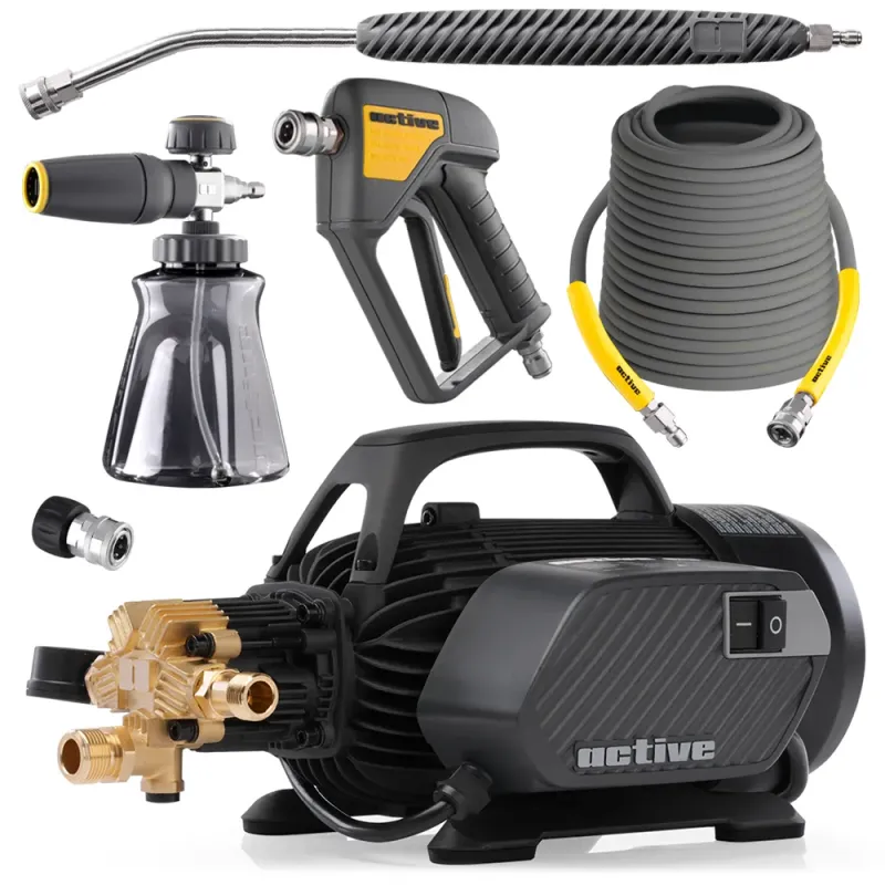 ACTIVE - 2.3 Hogedrukreiniger + Premium Accessoires Kit