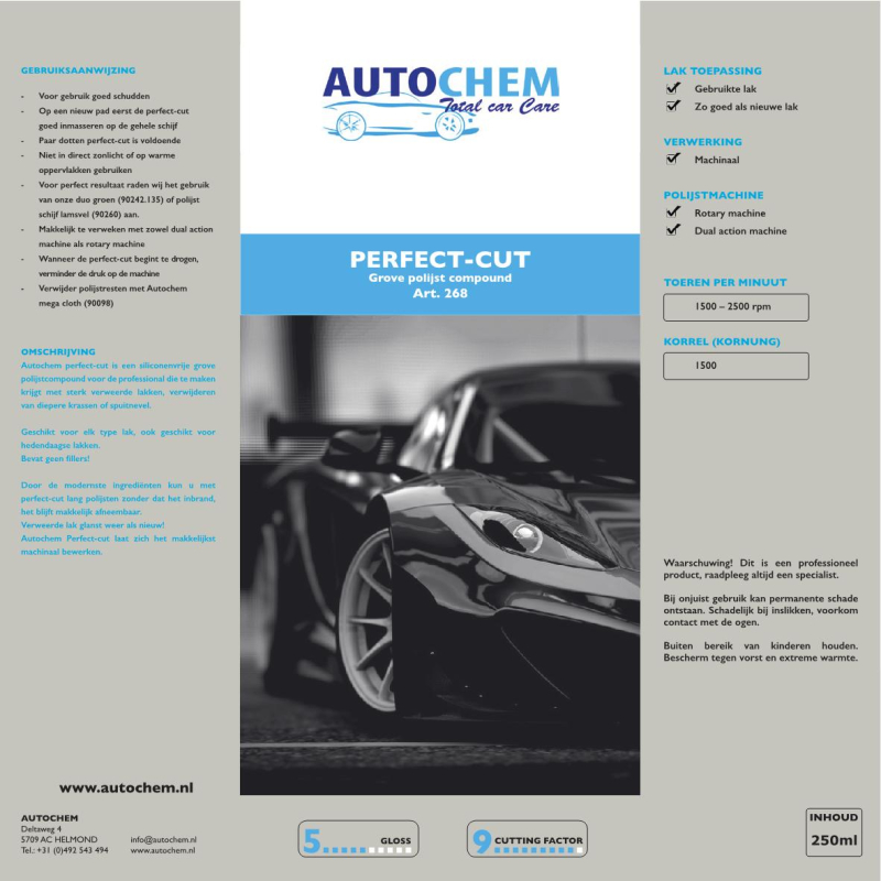 Autochem - Perfect Cut 250 ml.
