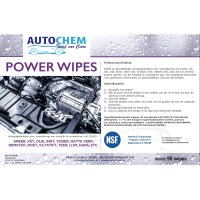 Autochem Power Wipes NSF