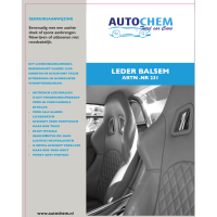 Autochem -  Leder Balsem 250 ml