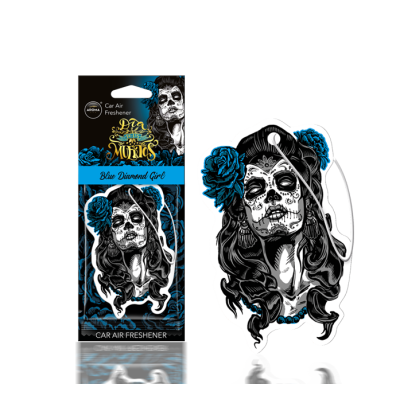 Dia de los muertos - Diamond Girl Blue