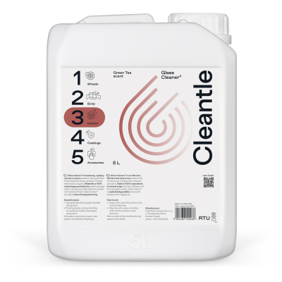 Cleantle - Glass Cleaner - Green Tea 5 ltr