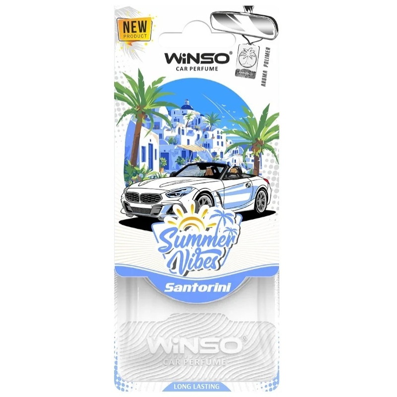 Car Airfreshner - Summer Vibes - Santorini