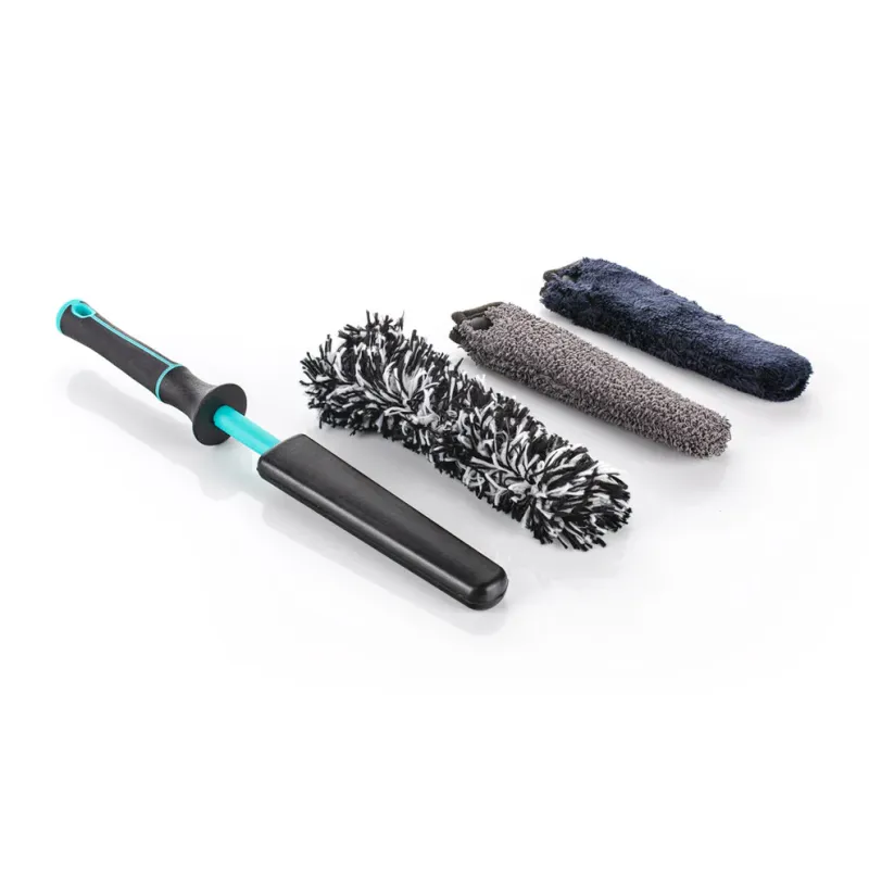 Detail Factory - Wheel Brush Set Mini - Teal/Black