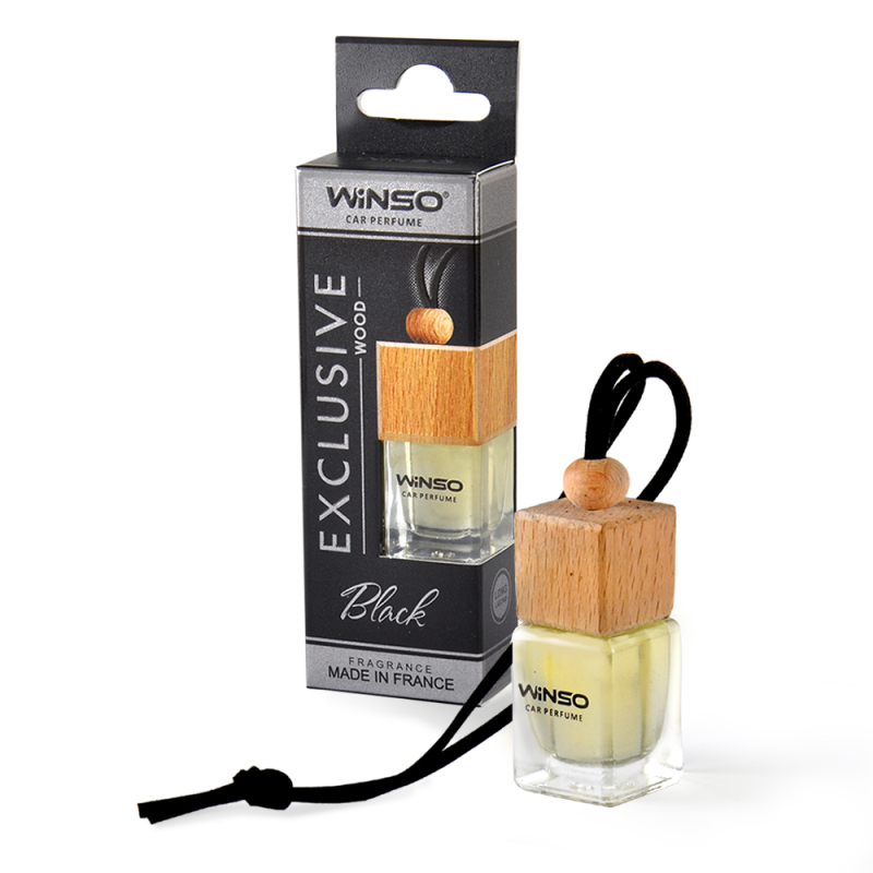 Exclusive Wood Car Perfume - Black 