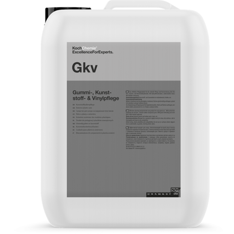 Koch Chemie - GKV Gummi-, Kunststoff und Vinylplege 10 ltr