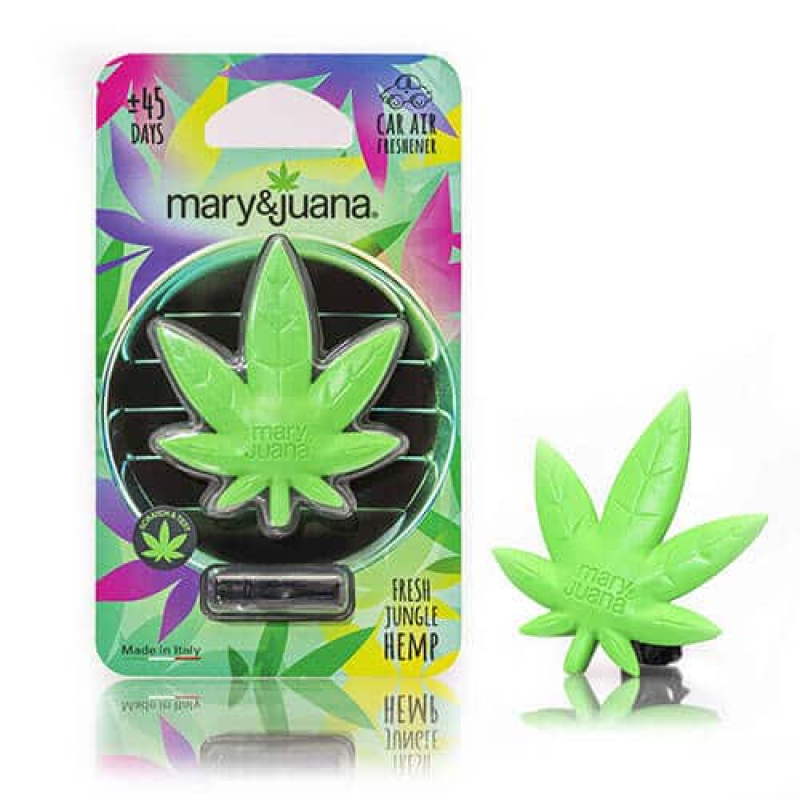 Mary & Juana  – Fresh Jungle Hemp – Ventclip Green