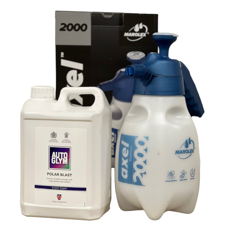 Autoglym Polar Blast Snowfoam - Marolex Axel 2000 - Handfoam set