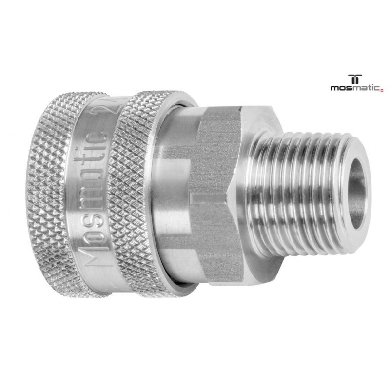 Mosmatic T304 Quick Connect 1/4 M