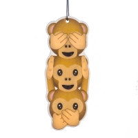 Emoji - monkeys - fresh linen