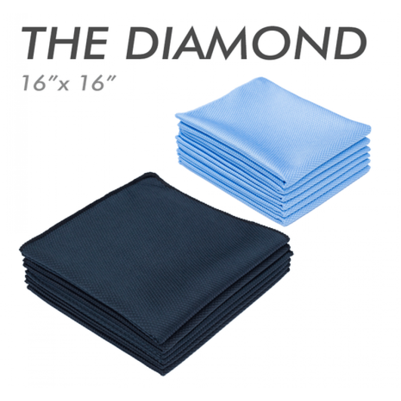 The Rag Company - Diamond Microfiber Glass Towel