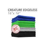Creature edgeless dual pile microfiber towel