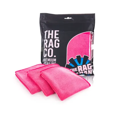 The Rag Company - FTW Premium Twisted Loop Pink - 3 Pack