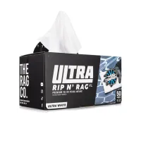 The Rag Company - Rip N’ Rag XL – Microfiber -  50 Stuks Ultra White