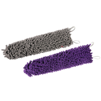WoollyWormit Brush Cover grey & purple 2 pack